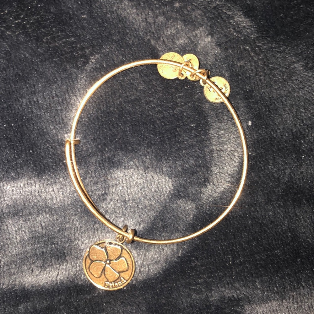 alex and ani gold friend bracelet